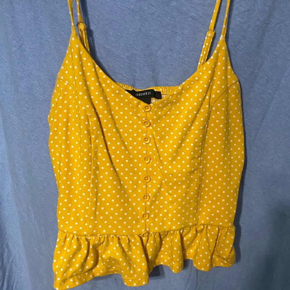 yellow cami